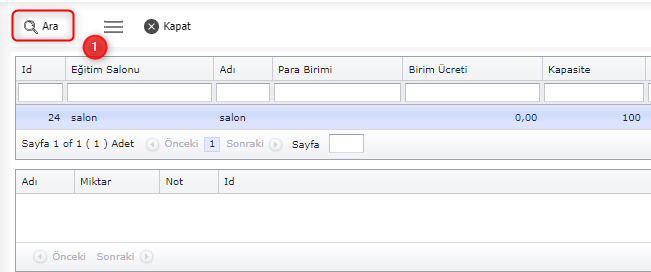 EĞİTİM-TOPLANTI SALONLARI