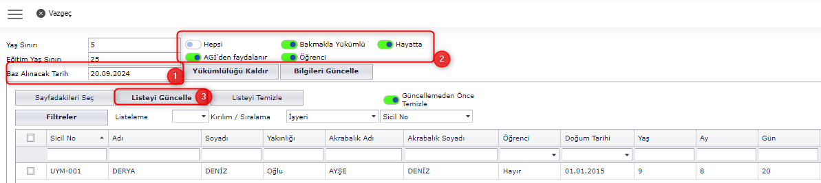 ÇOCUK KONTROL.